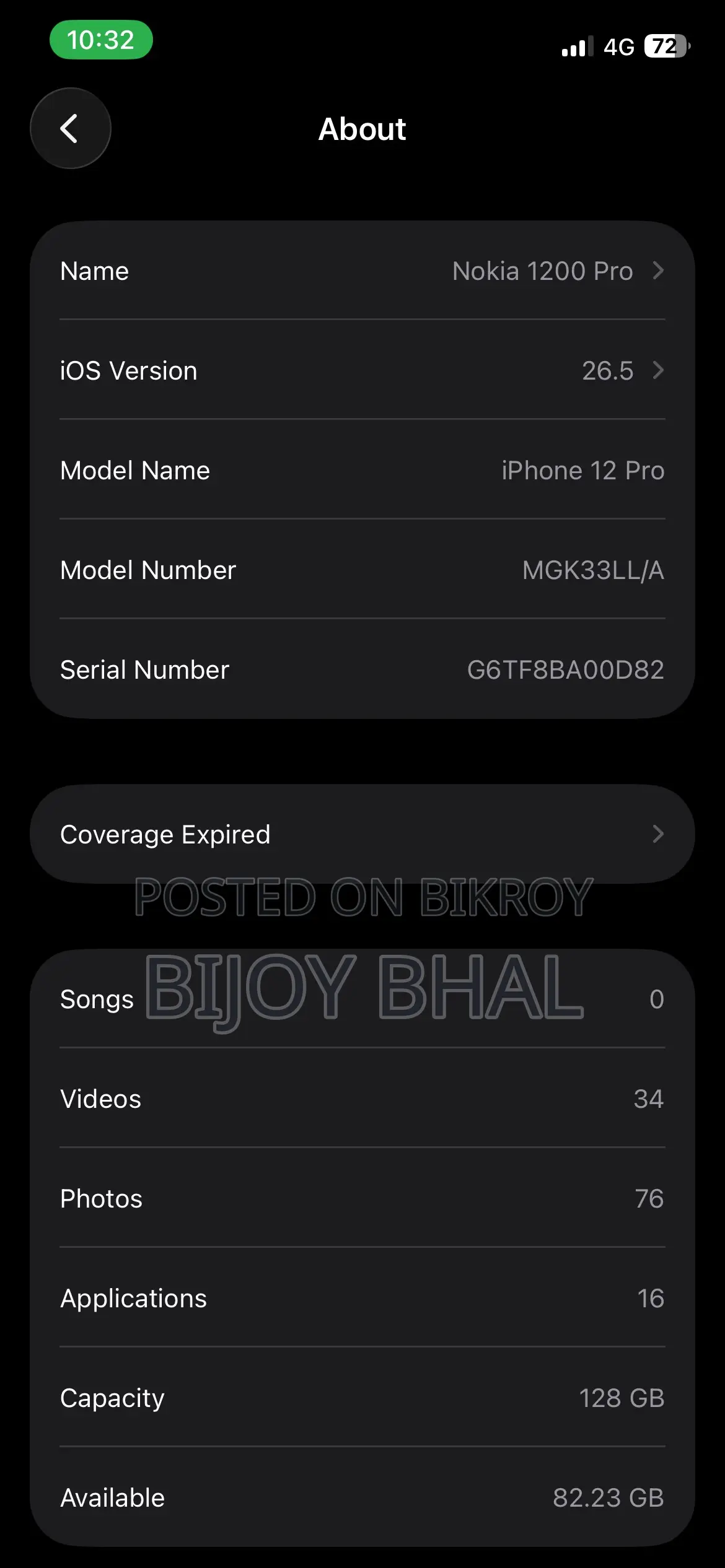 Apple iPhone 12 Pro 128 GB Gold