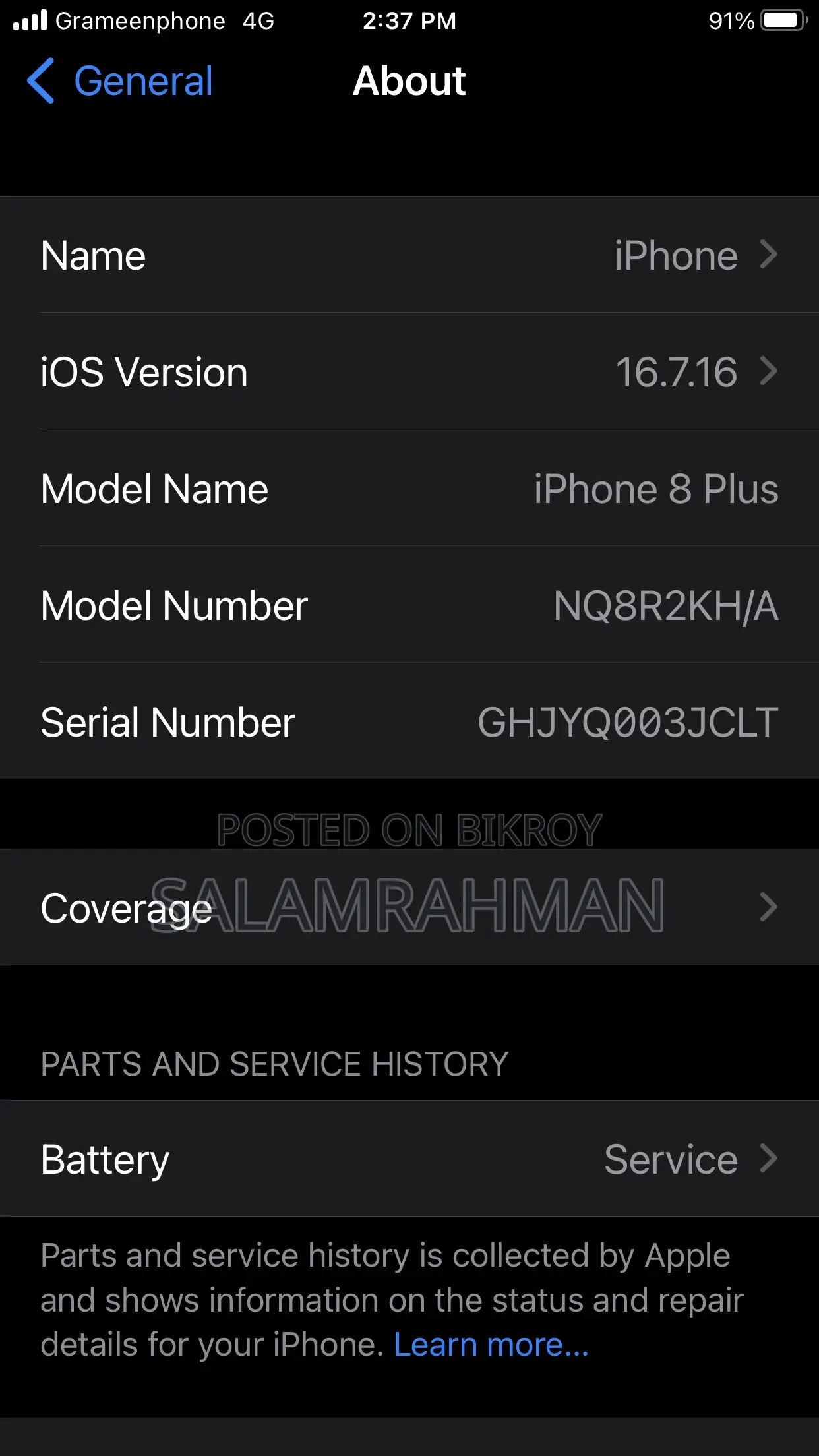 Apple iPhone 8 Plus 256 GB Rose Gold