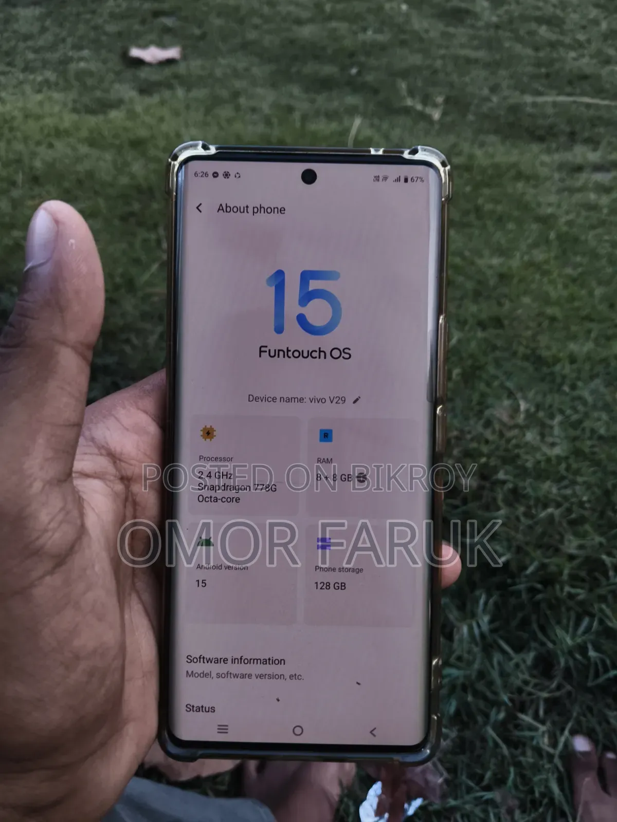 Vivo V29 5G 128 GB Purple