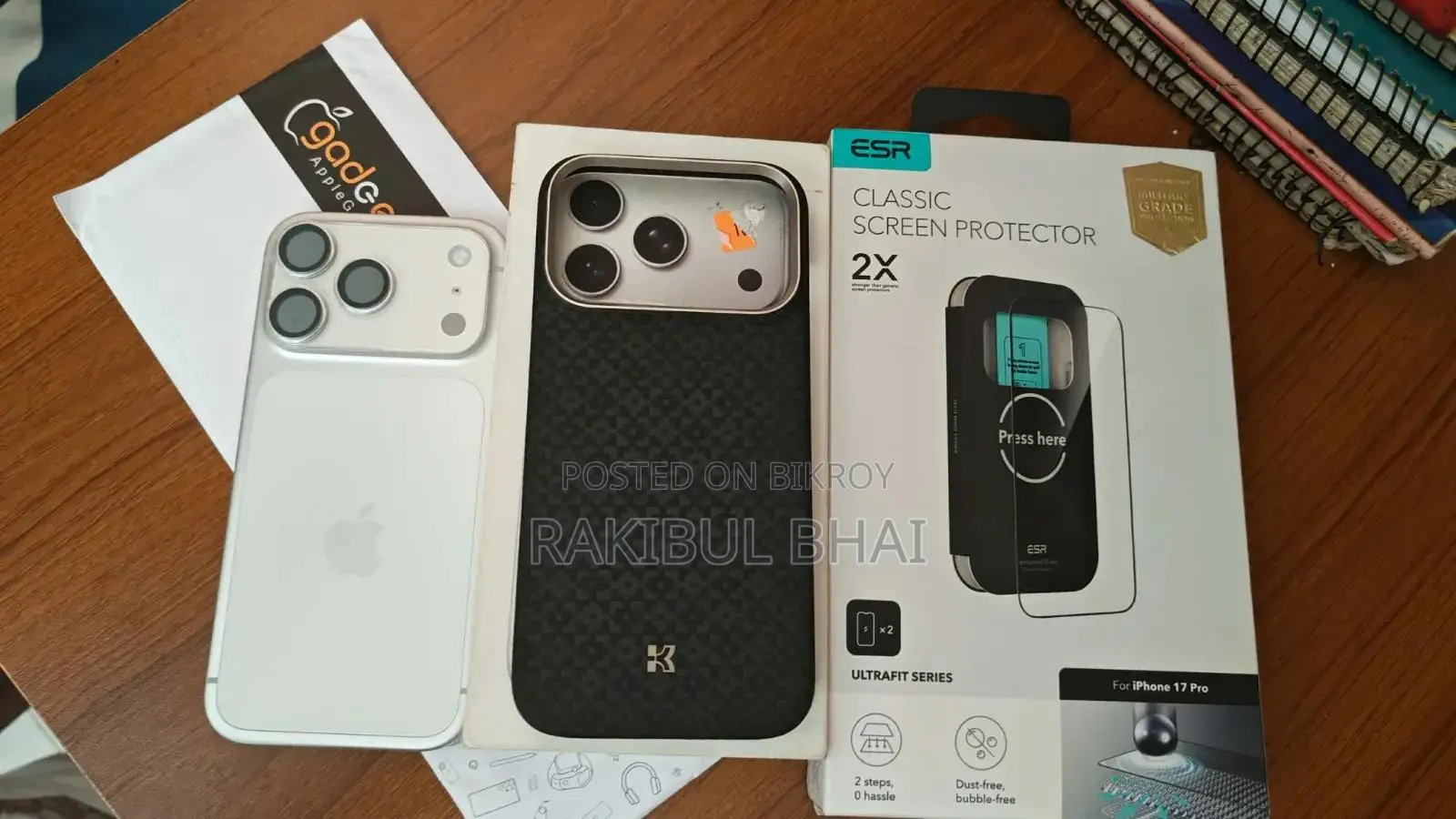 অ্যাপল আইফোন ১৭ প্রো ২৫৬ জিবি সিলভার