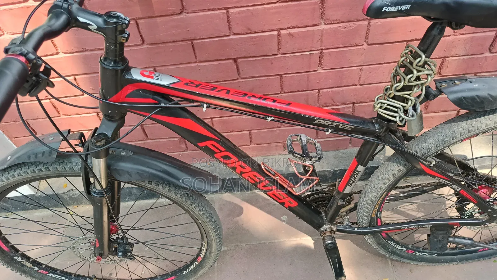 Bicycle full body is fresh.
