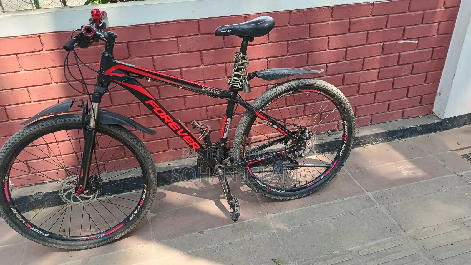 Bicycle full body is fresh.