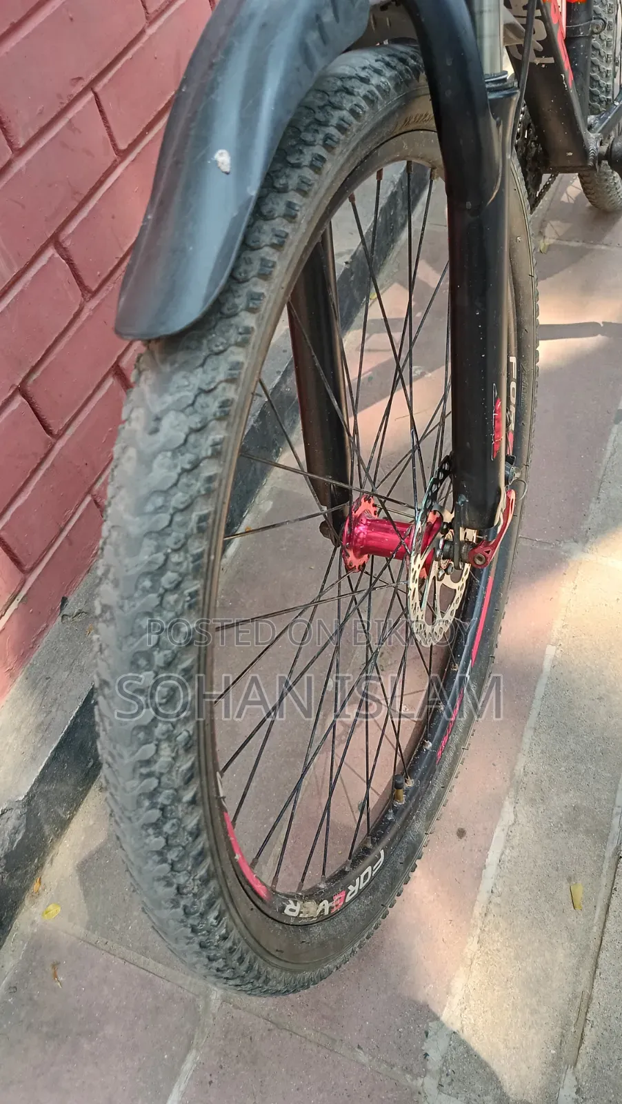 Bicycle full body is fresh.