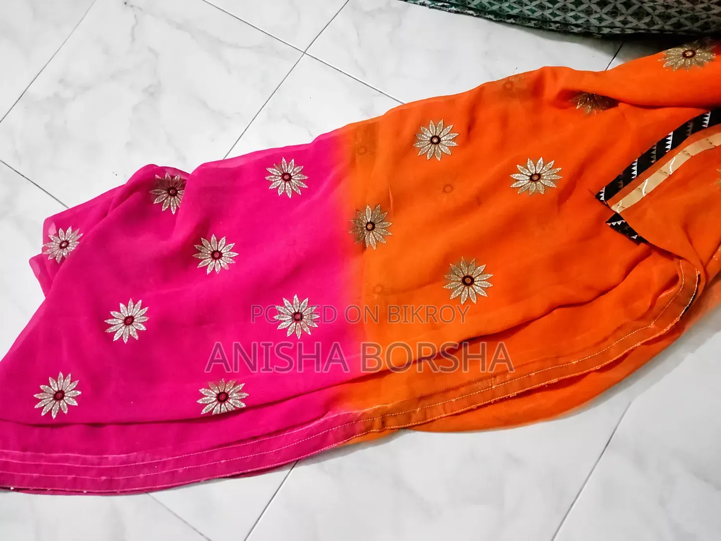Katan, Georgette Saree, Dupatta