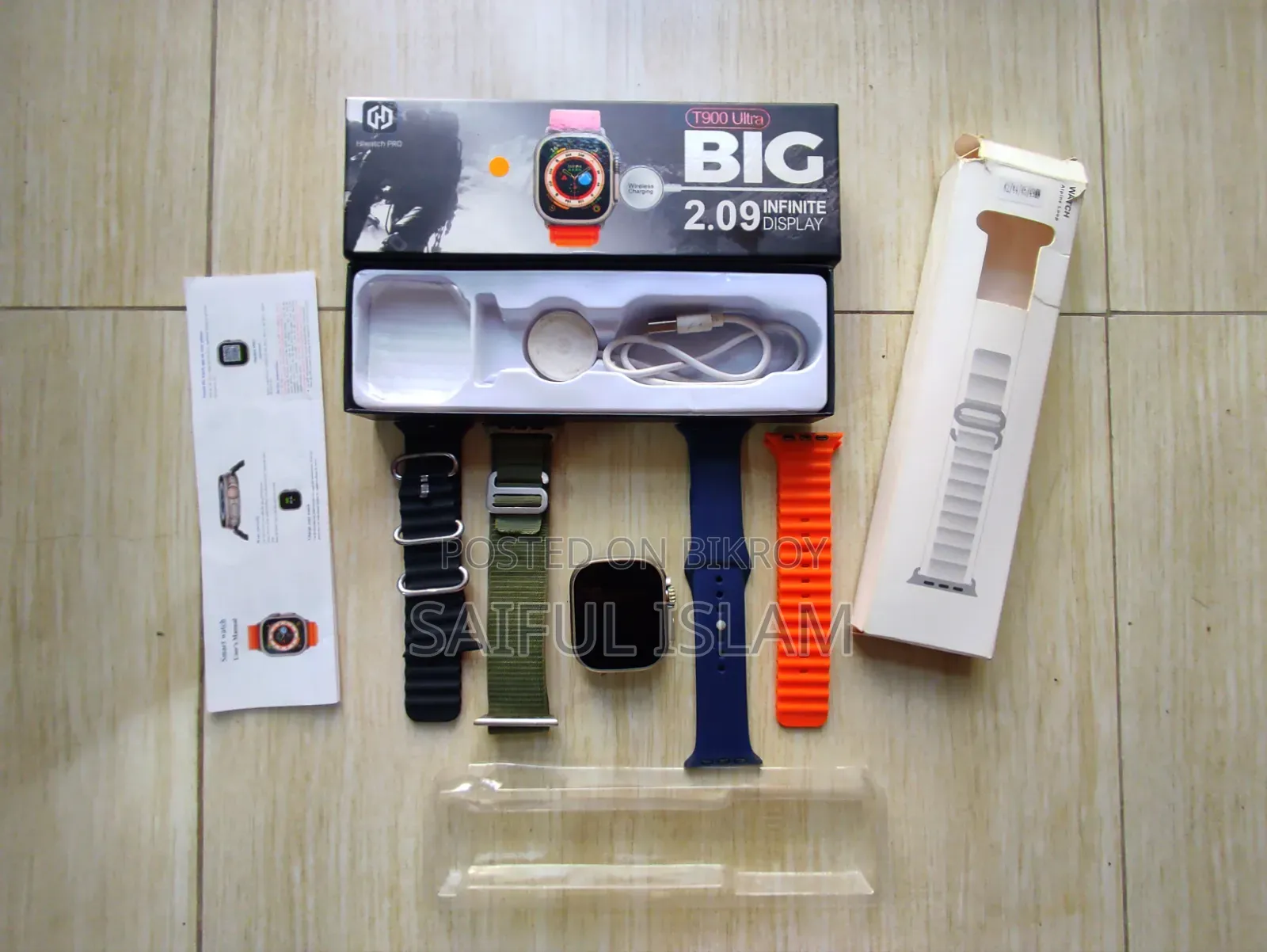 T900 Ultra Smart Watch – Full Set | Selling at a low price