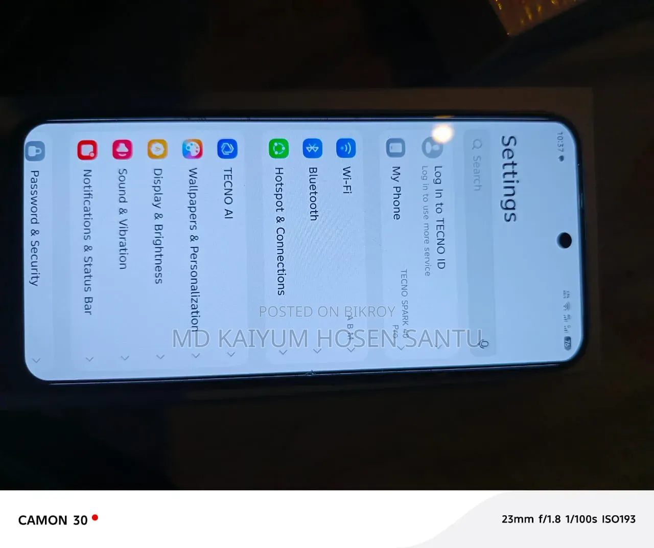 Tecno Spark 40 Pro 128 GB Silver