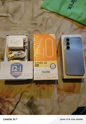 Tecno Spark 40 Pro 128 GB Silver