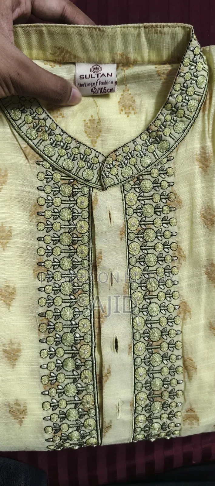 Sultan Brand Semi-Gorgeous Jamdani Panjabi (Size 42)