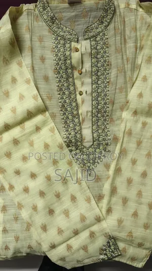 Sultan Brand Semi-Gorgeous Jamdani Panjabi (Size 42)
