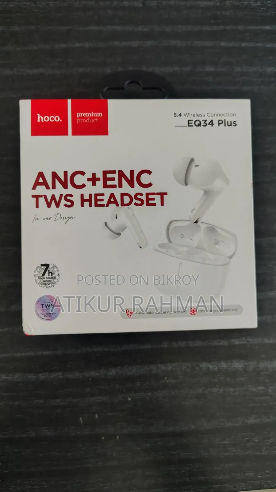 Hoco Eq34 Plus Anc+Enc