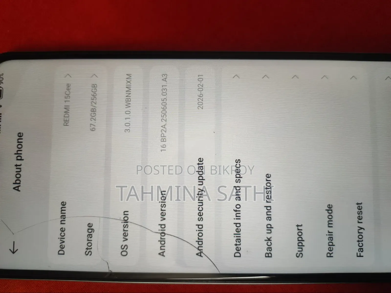 Xiaomi Redmi 15C 4G 256 GB Gray