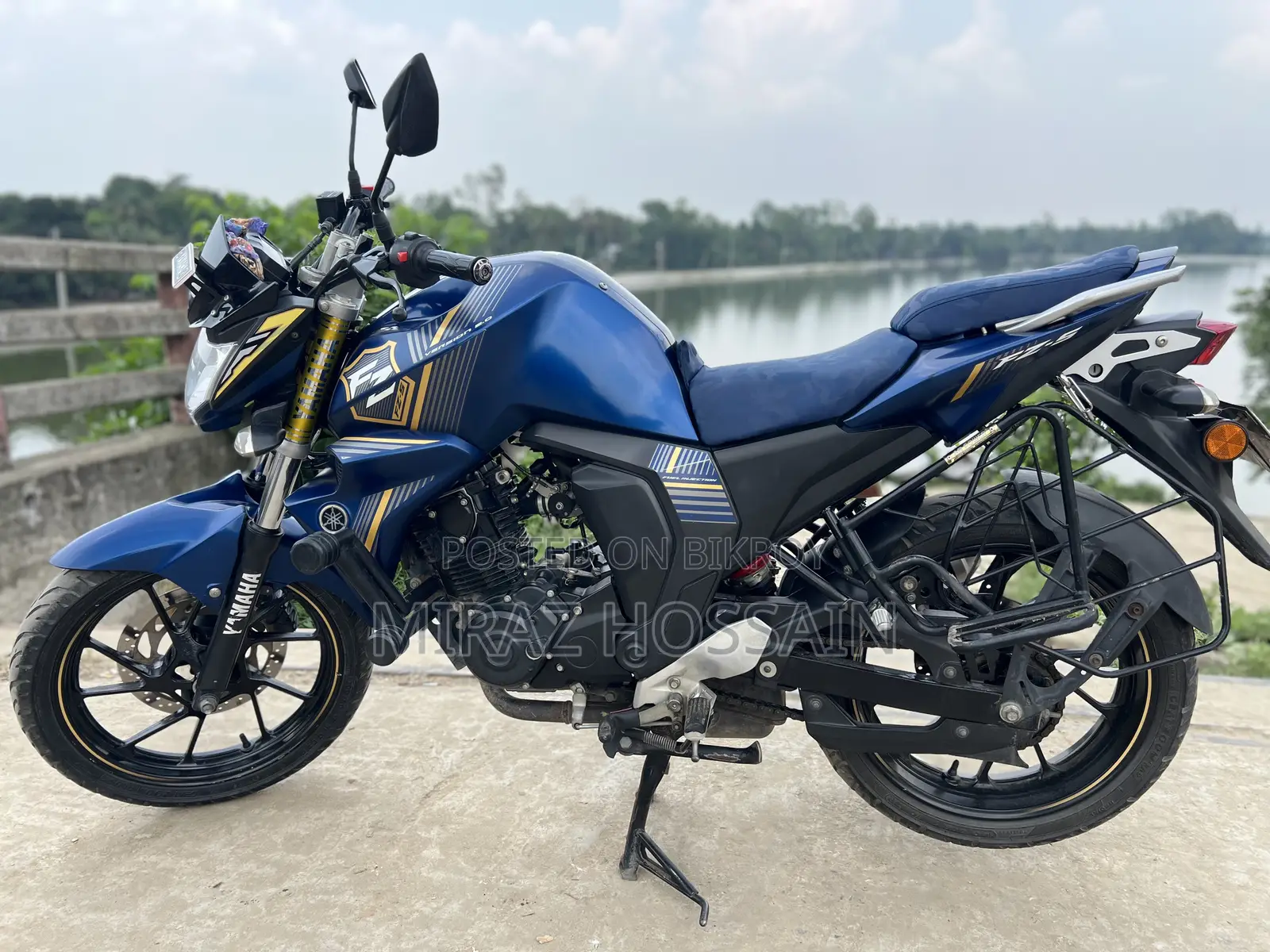 নতুন ইয়ামাহা এফজেড ২০২৩ ব্লু