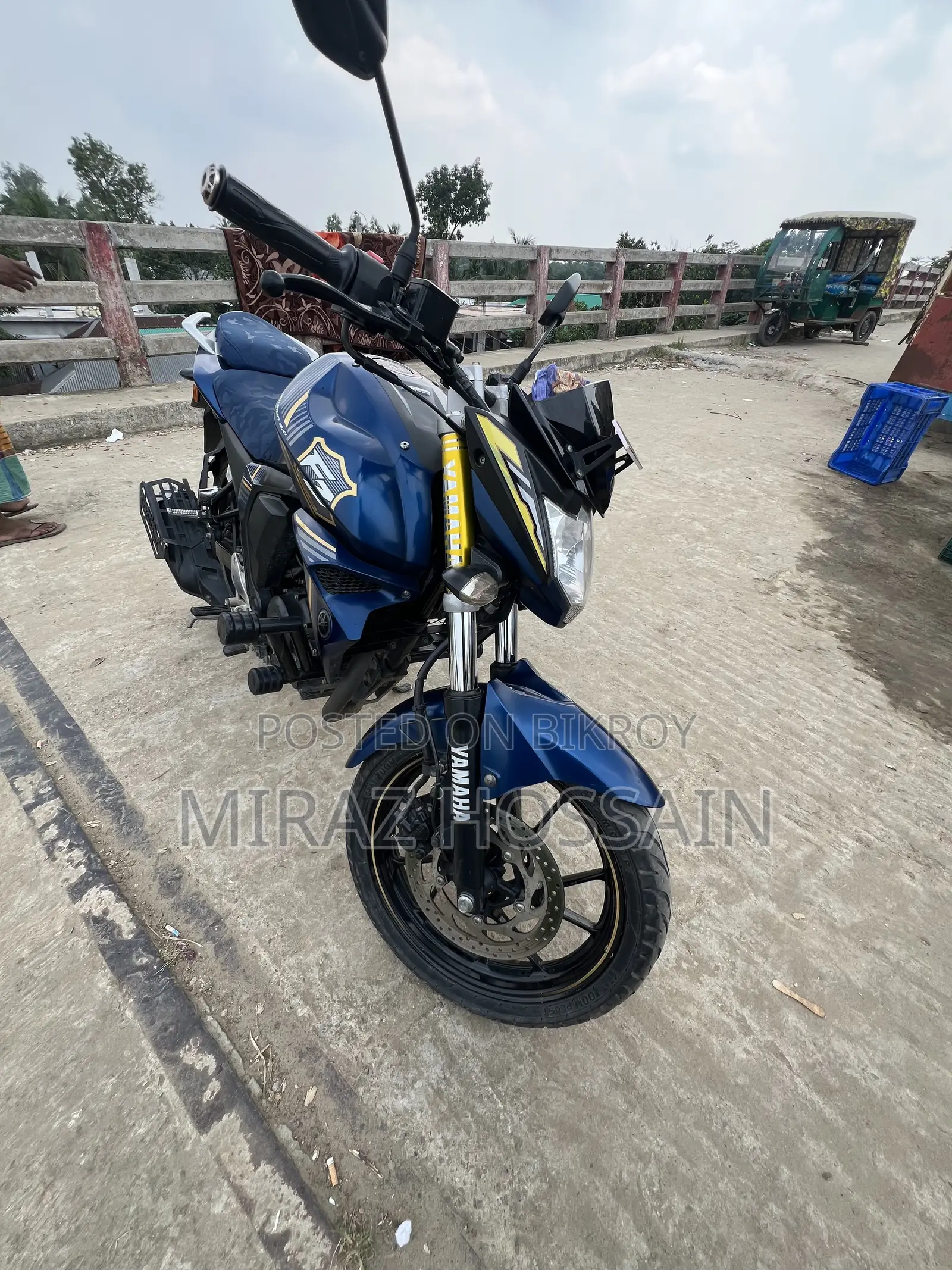 নতুন ইয়ামাহা এফজেড ২০২৩ ব্লু