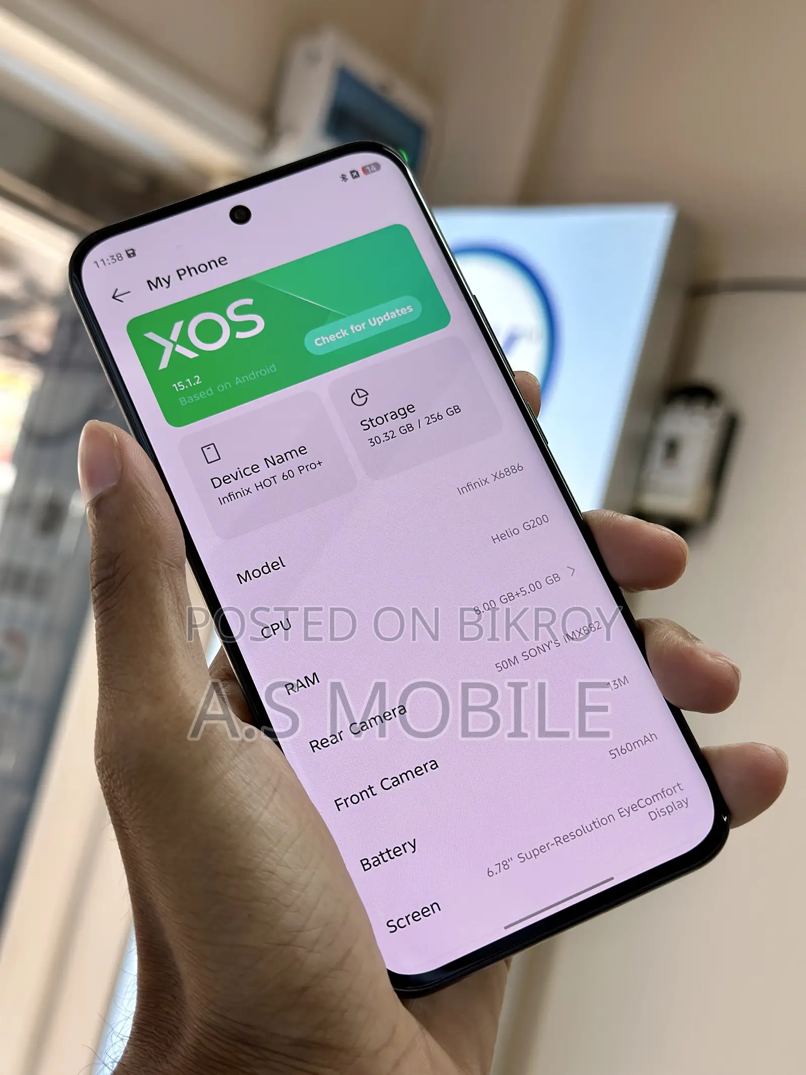 Infinix Hot 60 Pro+ 256 GB