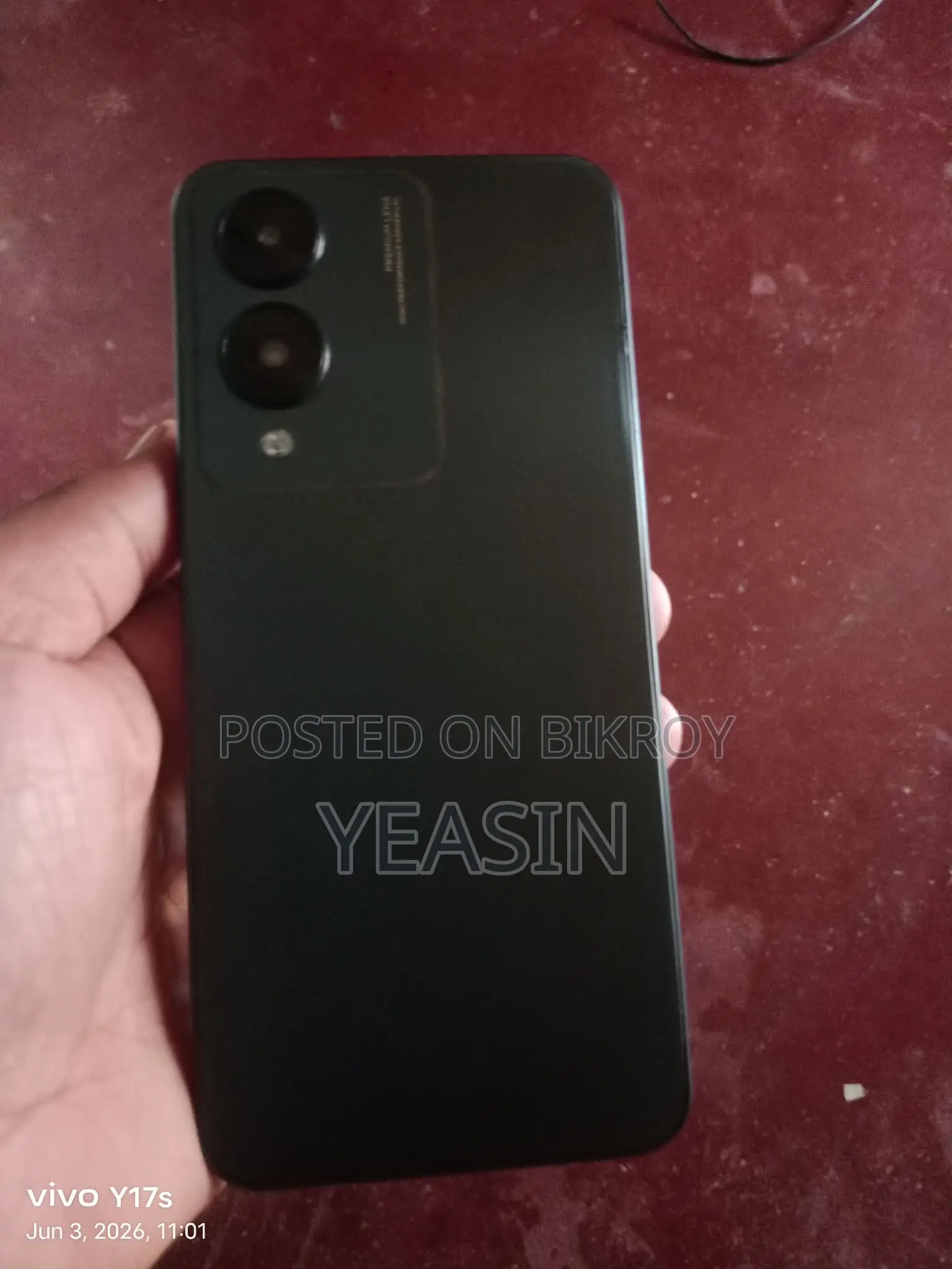 Vivo Y17 128 GB Black