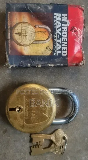 Godrej Hardened Navtal Brass Lock