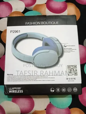 Fashion Boutique P2961 Wireless Headphone