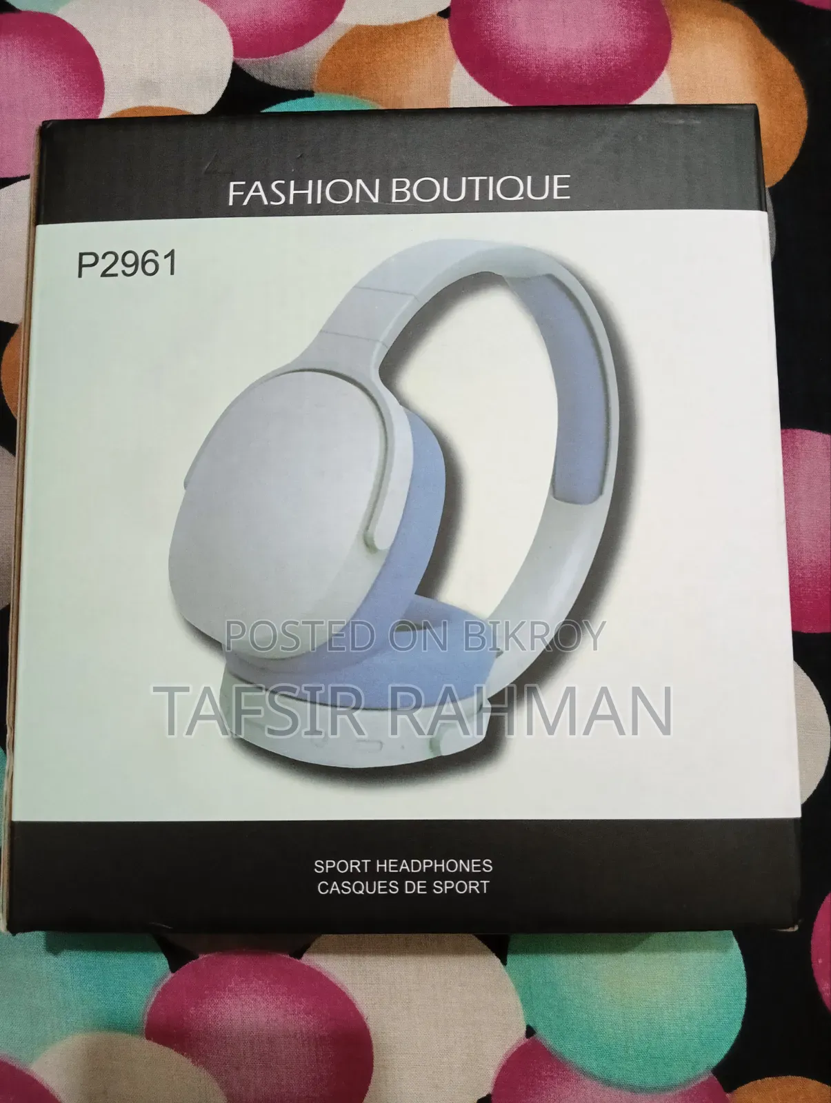 Fashion Boutique P2961 Wireless Headphone