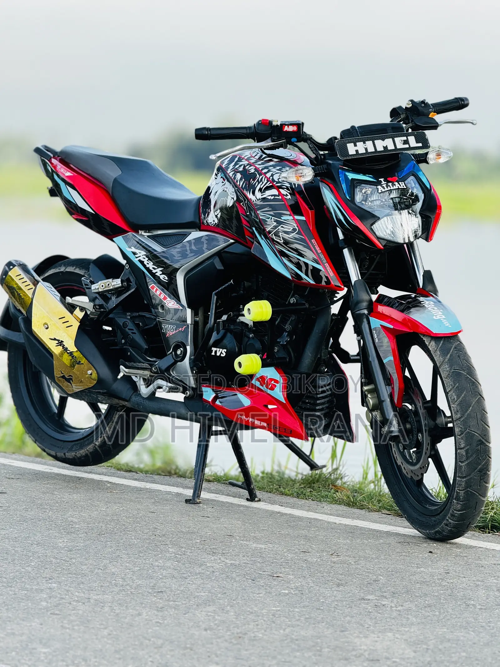 TVS Apache RTR 160 4V 2021 Red