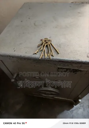 Sturdy and heavy-duty used iron safe (locker) for sale.