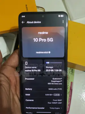 রিয়েলমি ১০ প্রো ১২৮ জিবি ব্ল্যাক