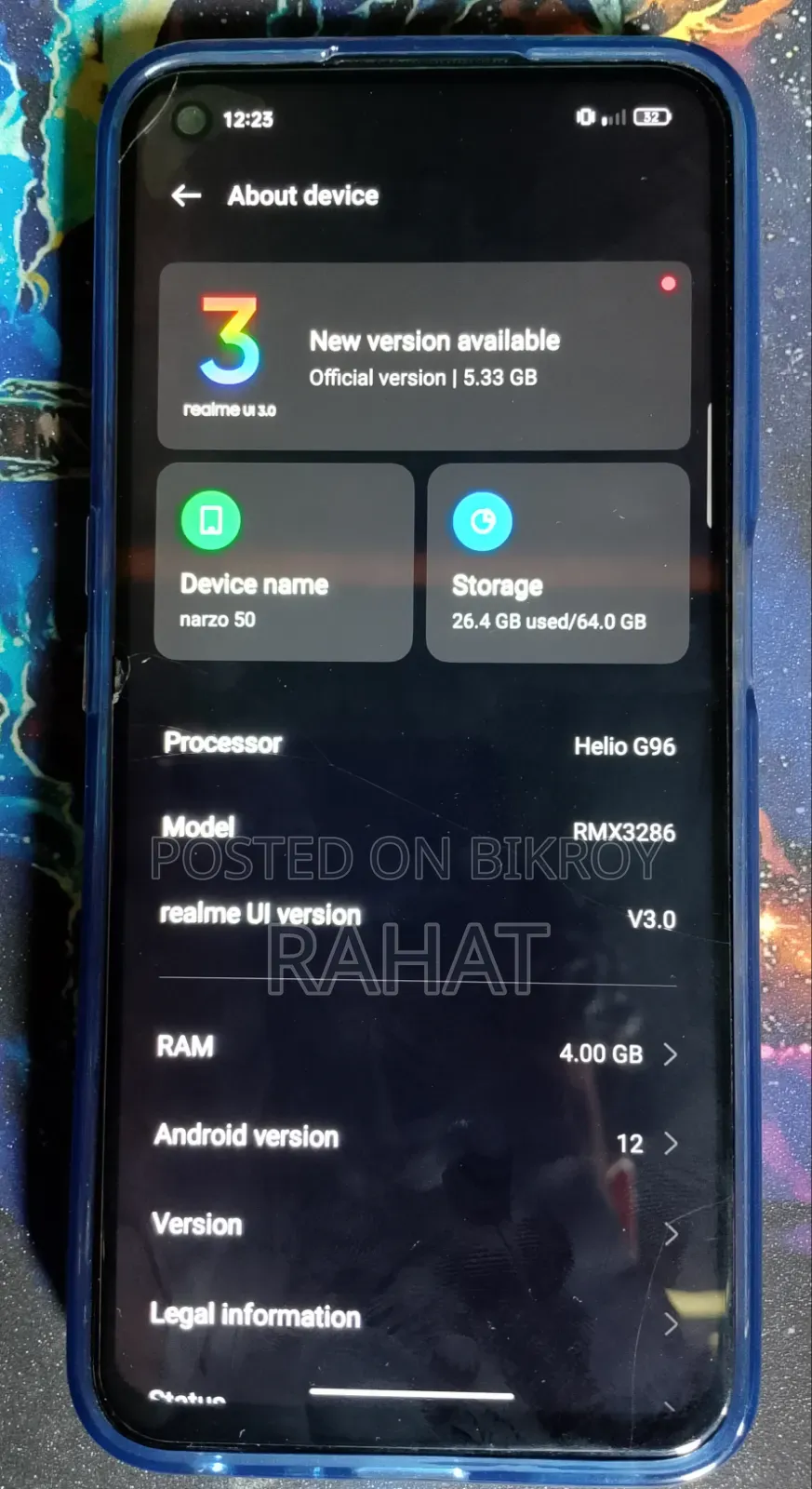 Realme Narzo 50 64 GB Black