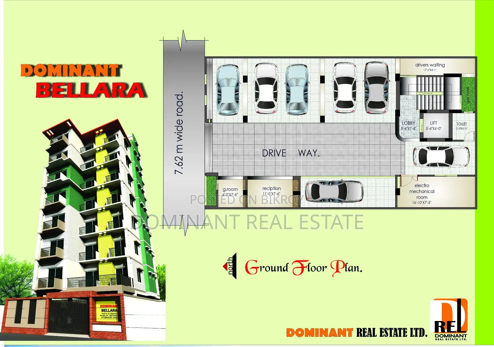 3 Bedroom Apartment in Dominant Real Estate, Aftab Nagar for Sale