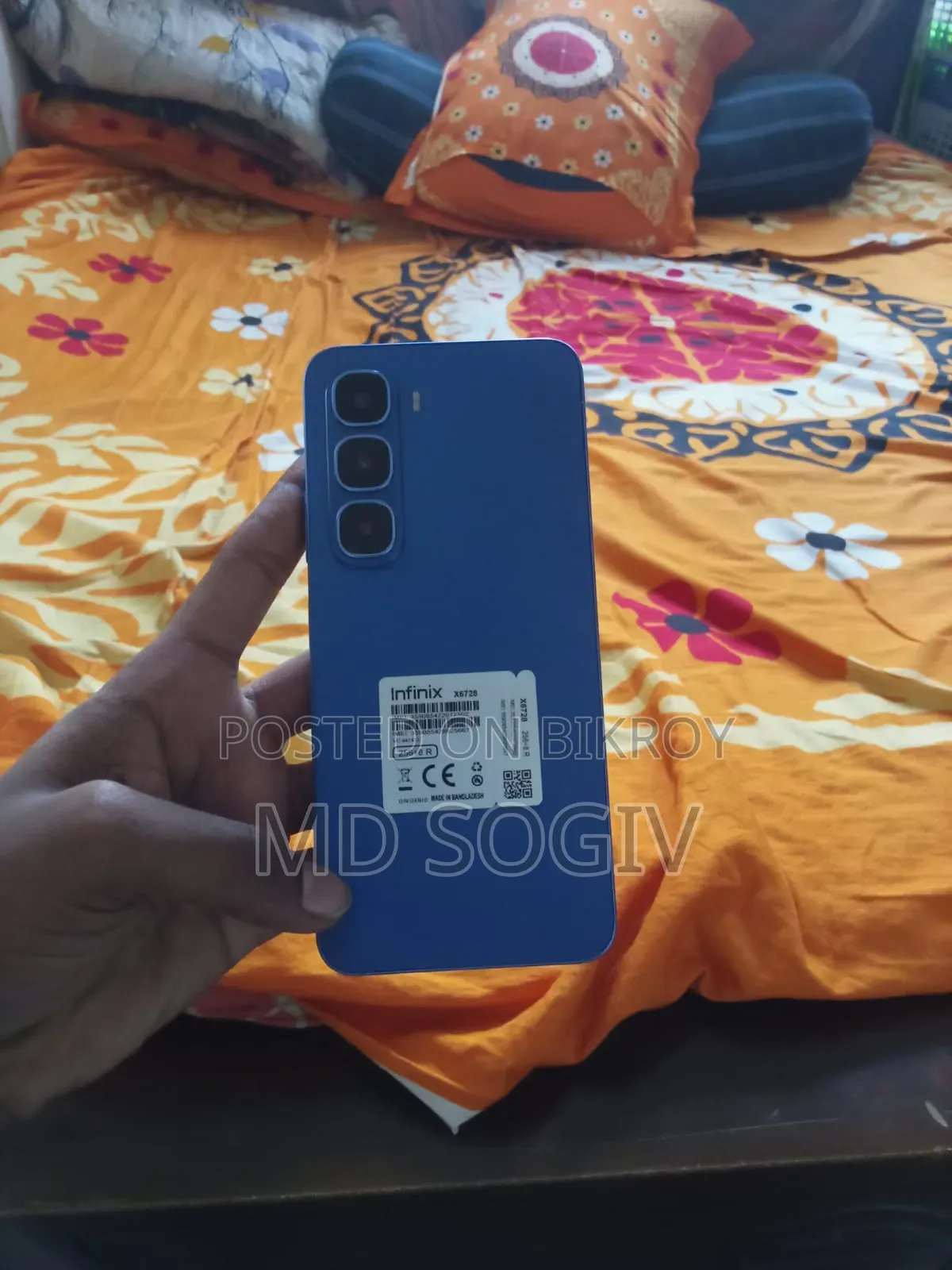 New Infinix Hot 60i 256 GB Blue