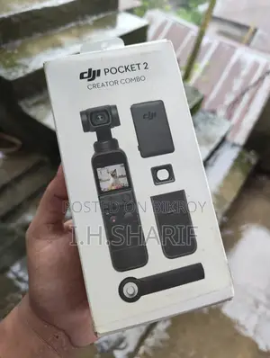 Dji Osmo Pocket 2 Creator Combo 3 Axis Gimbal Stabilizer Action Camera