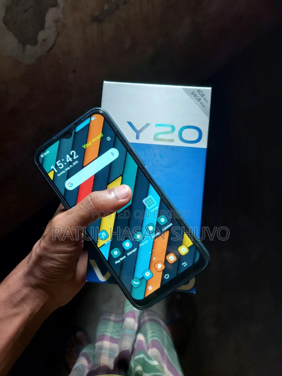 Vivo Y20 64 GB Blue