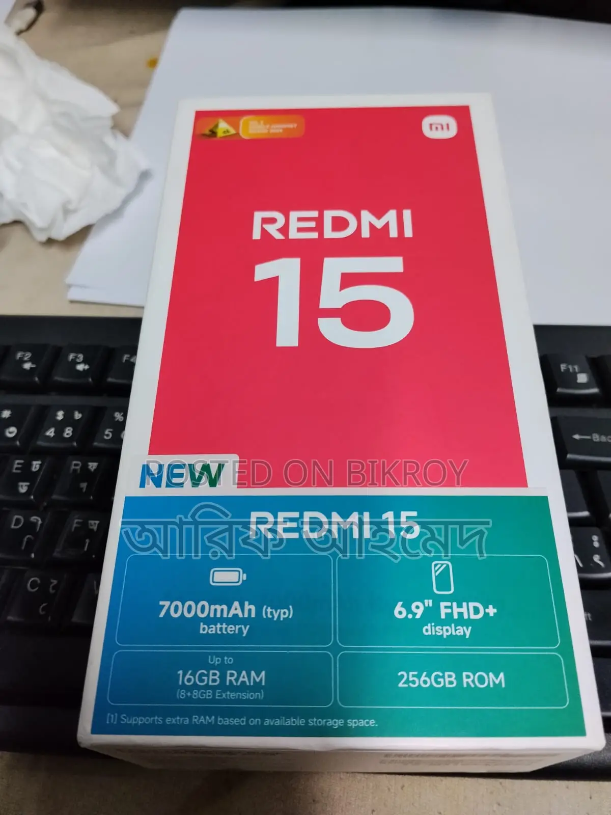 Xiaomi Redmi 15 256 GB Black