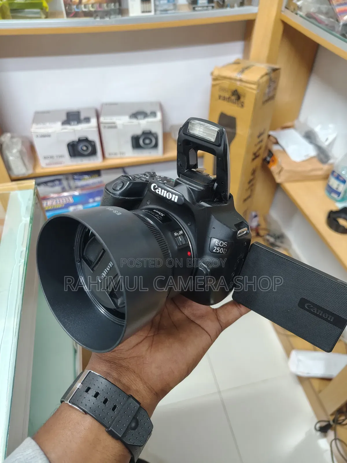 Canon 250D With 50mm STM Prime Lens 1.8 Full Fresh Condition
