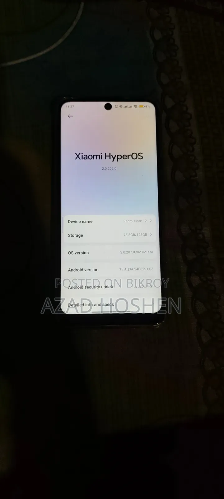Xiaomi Redmi Note 12 128 GB Red