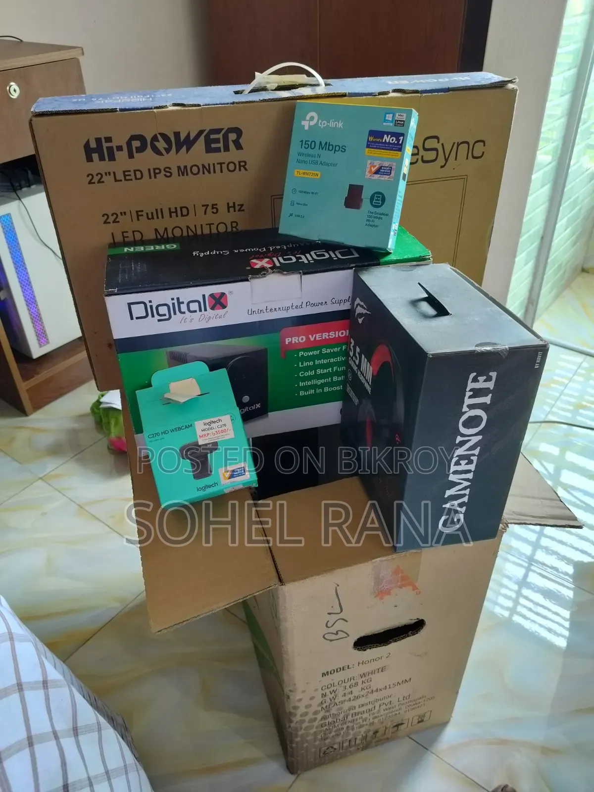 Desktop Computer 8GB Intel Core I5 SSD 256GB