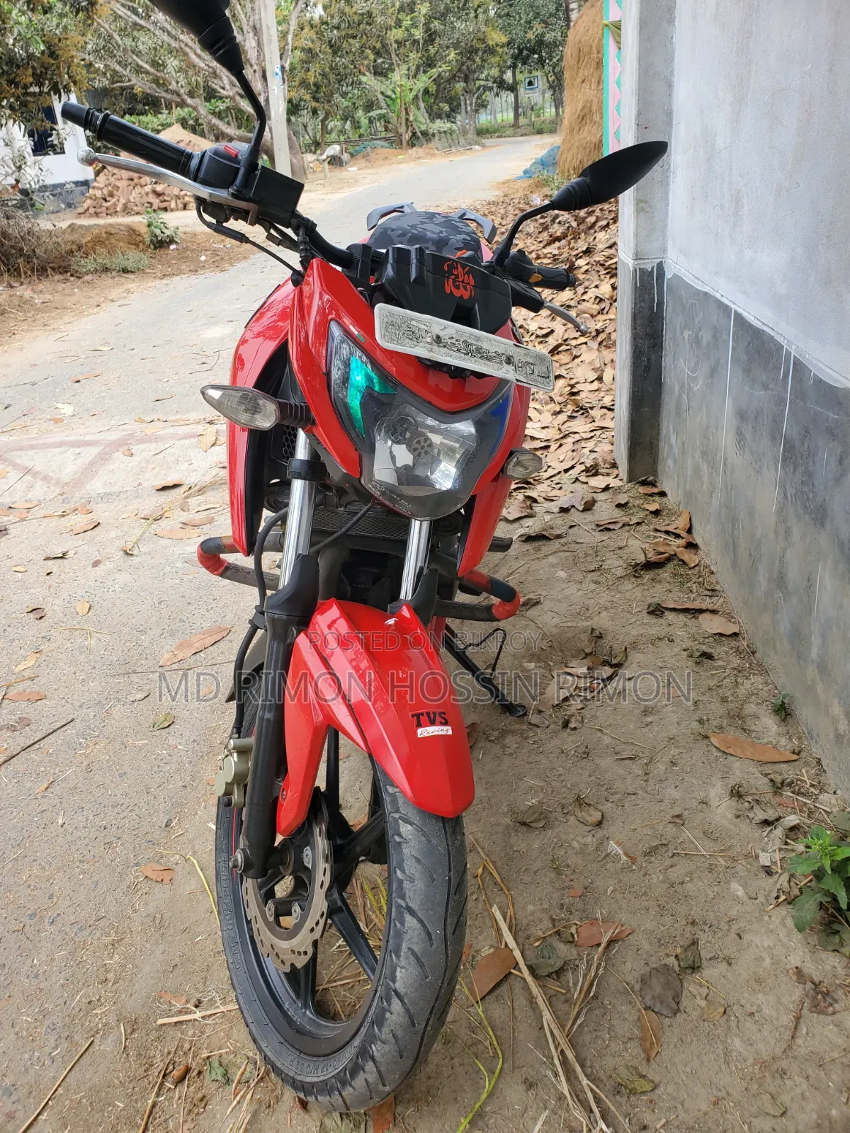TVS Apache 160 4V 2019 Red