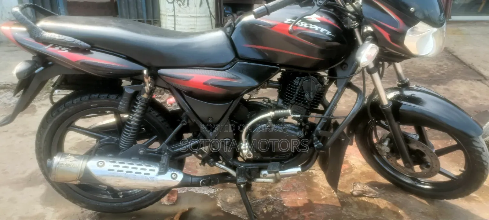 Bajaj Discover 135 2009 Black