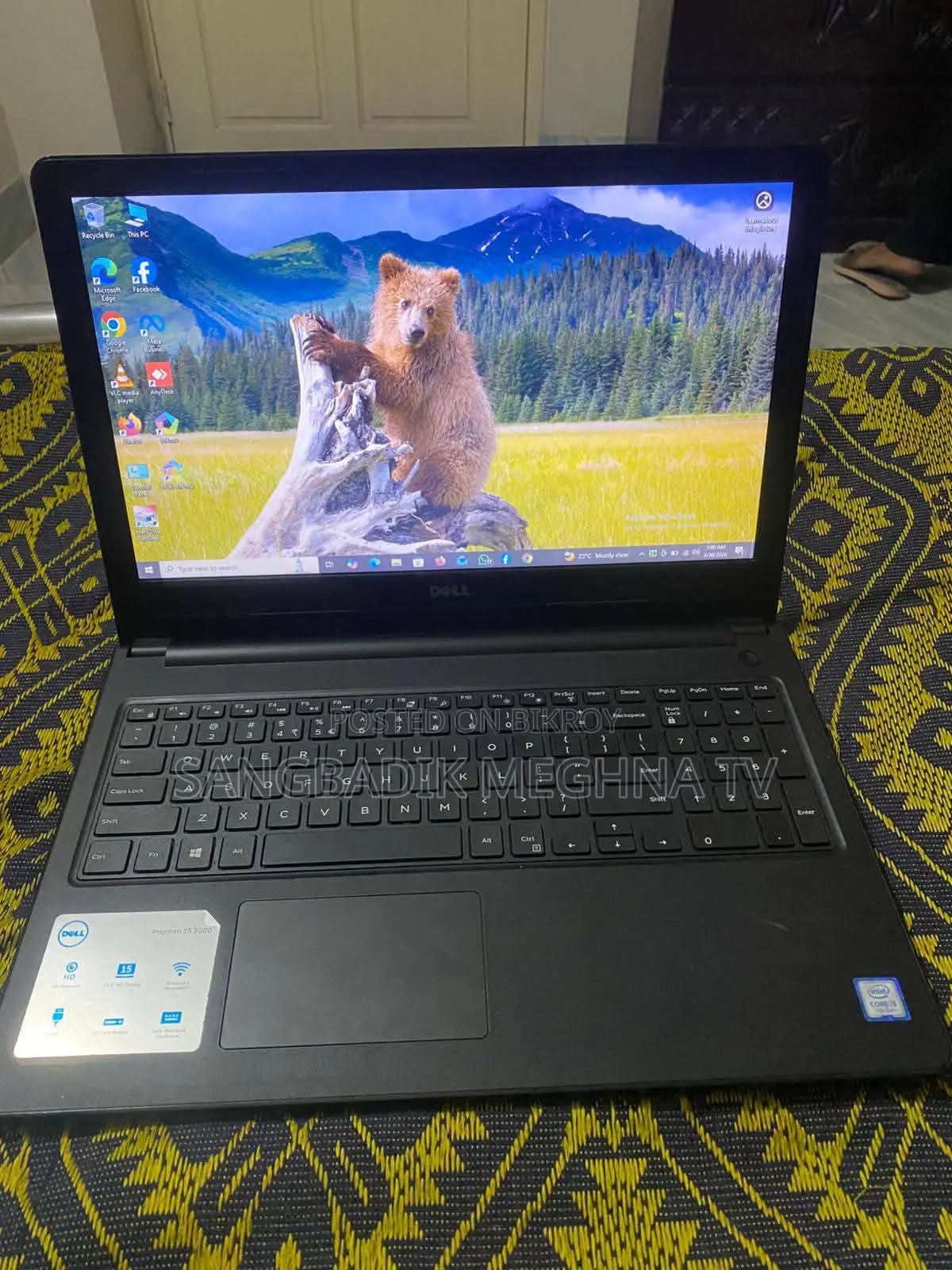 Laptop Dell 3GB Intel SSD 256GB