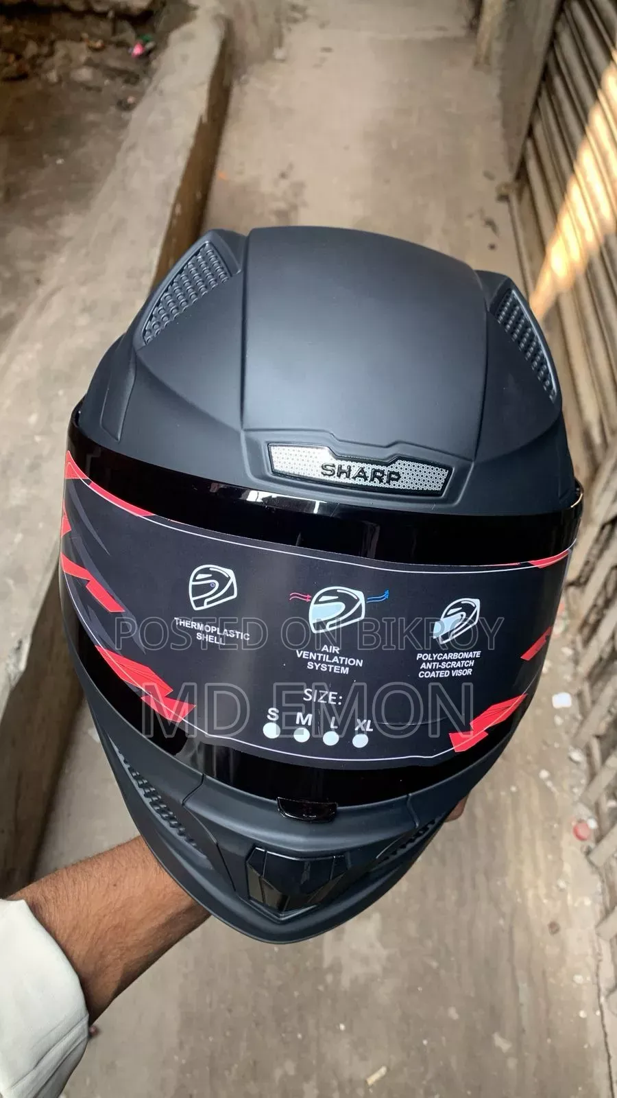 Sharp Helmet