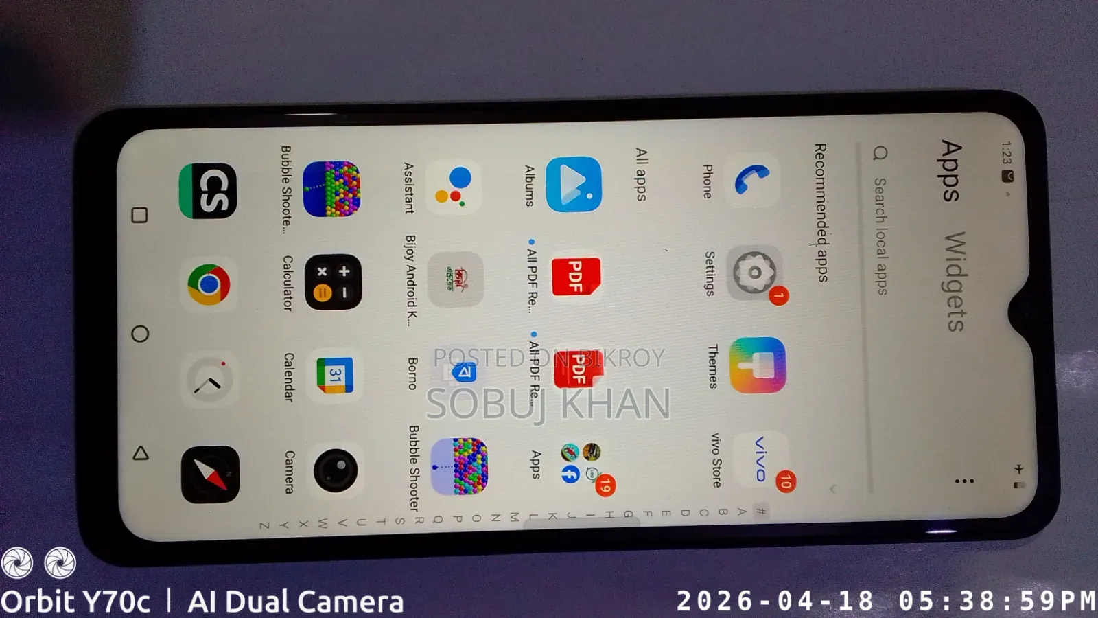 Vivo Y27s 128 GB Black