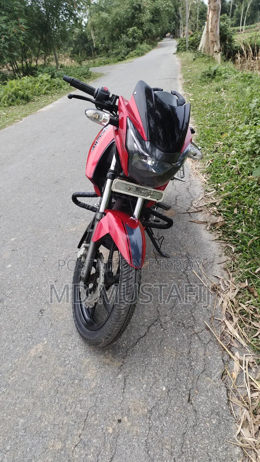 টিভিএস অ্যাপাচি আরটিআর ১৬০ ২ভি এবিএস ২০২১ লাল
