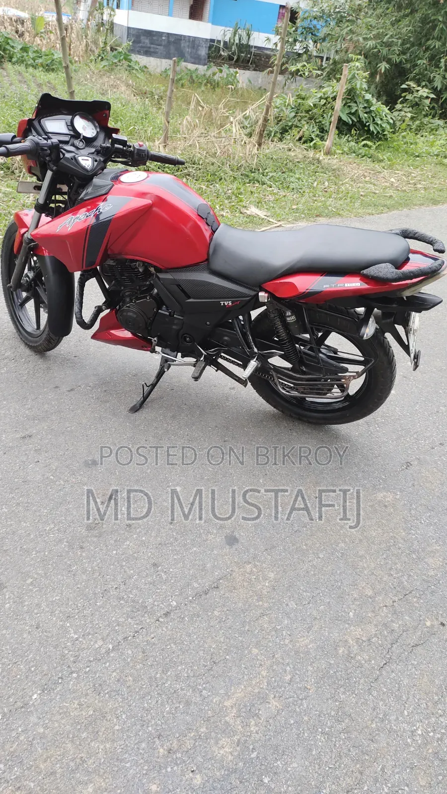 টিভিএস অ্যাপাচি আরটিআর ১৬০ ২ভি এবিএস ২০২১ লাল