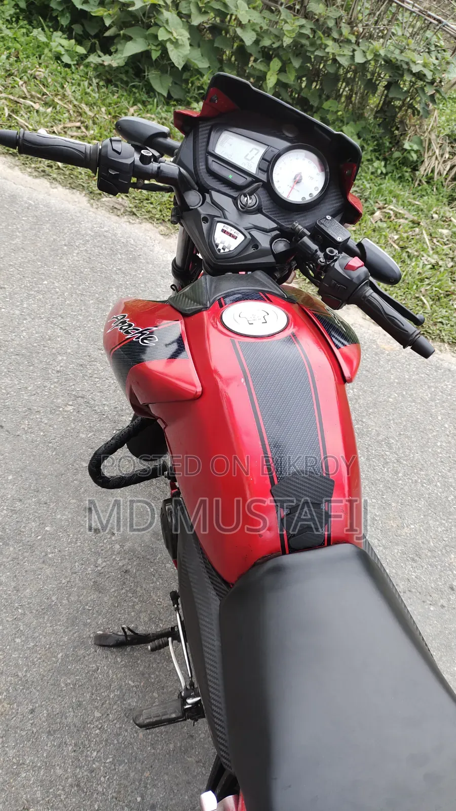 টিভিএস অ্যাপাচি আরটিআর ১৬০ ২ভি এবিএস ২০২১ লাল