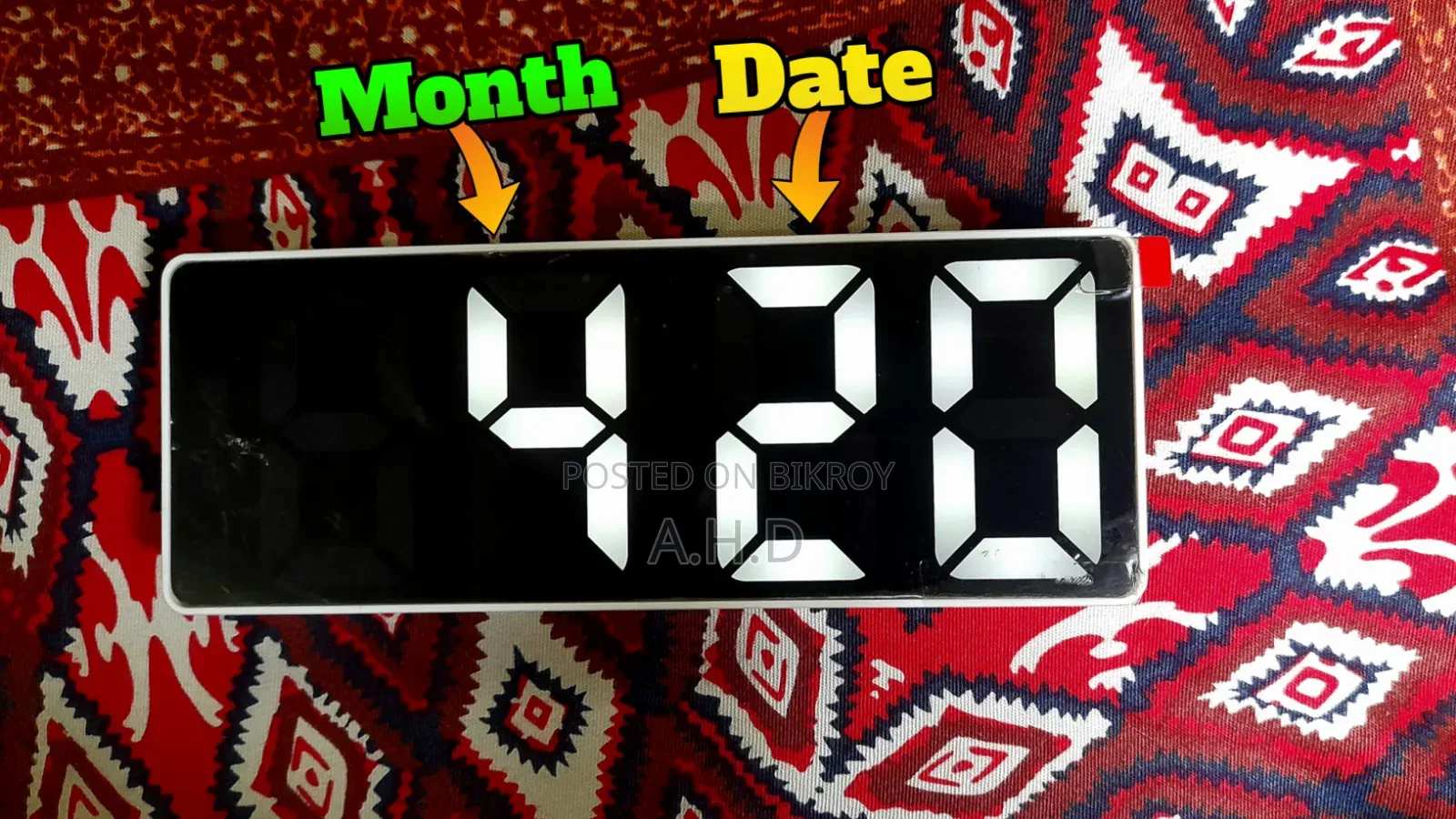 Digital Led Table Clock