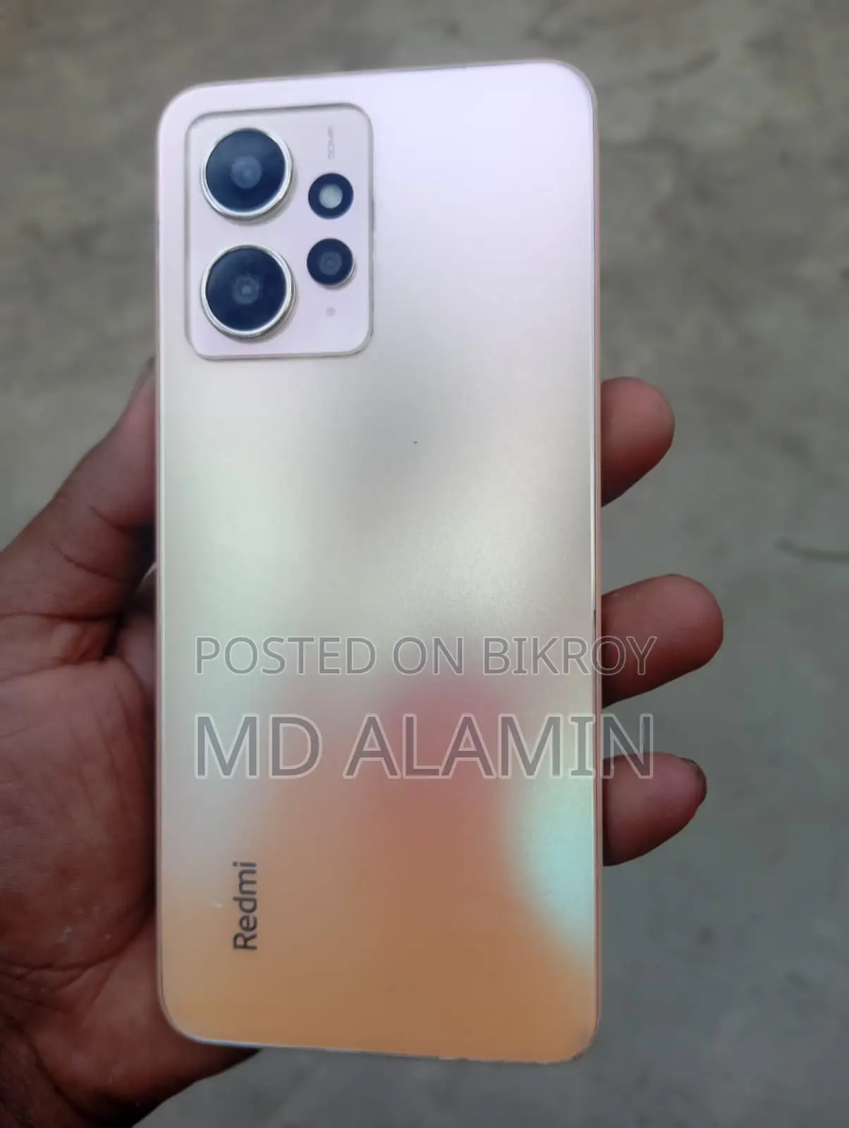 শাওমি রেডমি নোট ১২ ২৫৬ জিবি গোল্ড