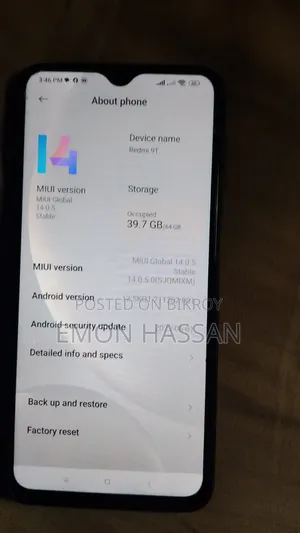 Xiaomi Redmi 9T 64 GB Black