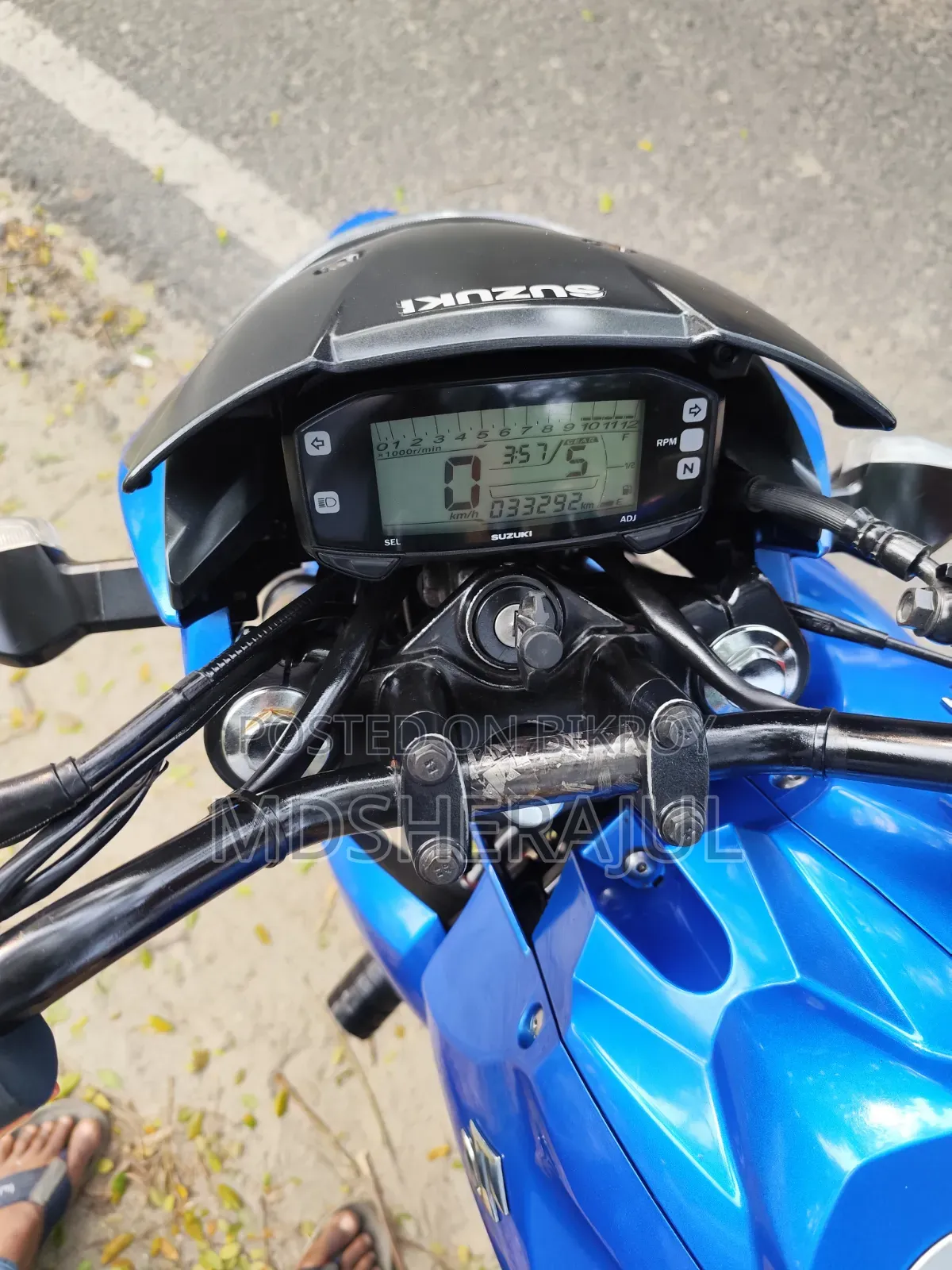 Suzuki Gixxer Monotone 2022 Blue