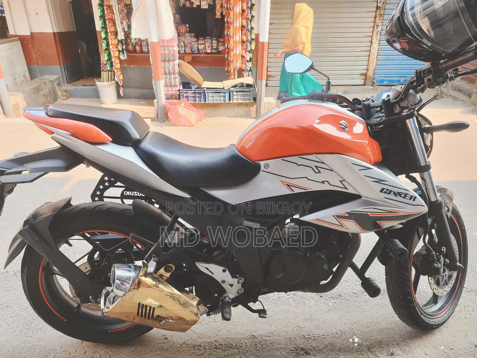 Suzuki Gixxer Fi ABS 2024 Orange