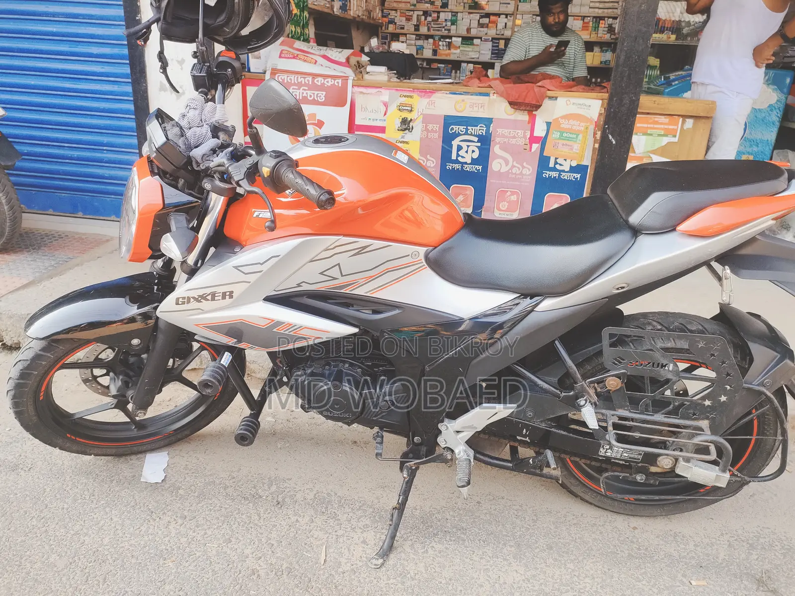 Suzuki Gixxer Fi ABS 2024 Orange