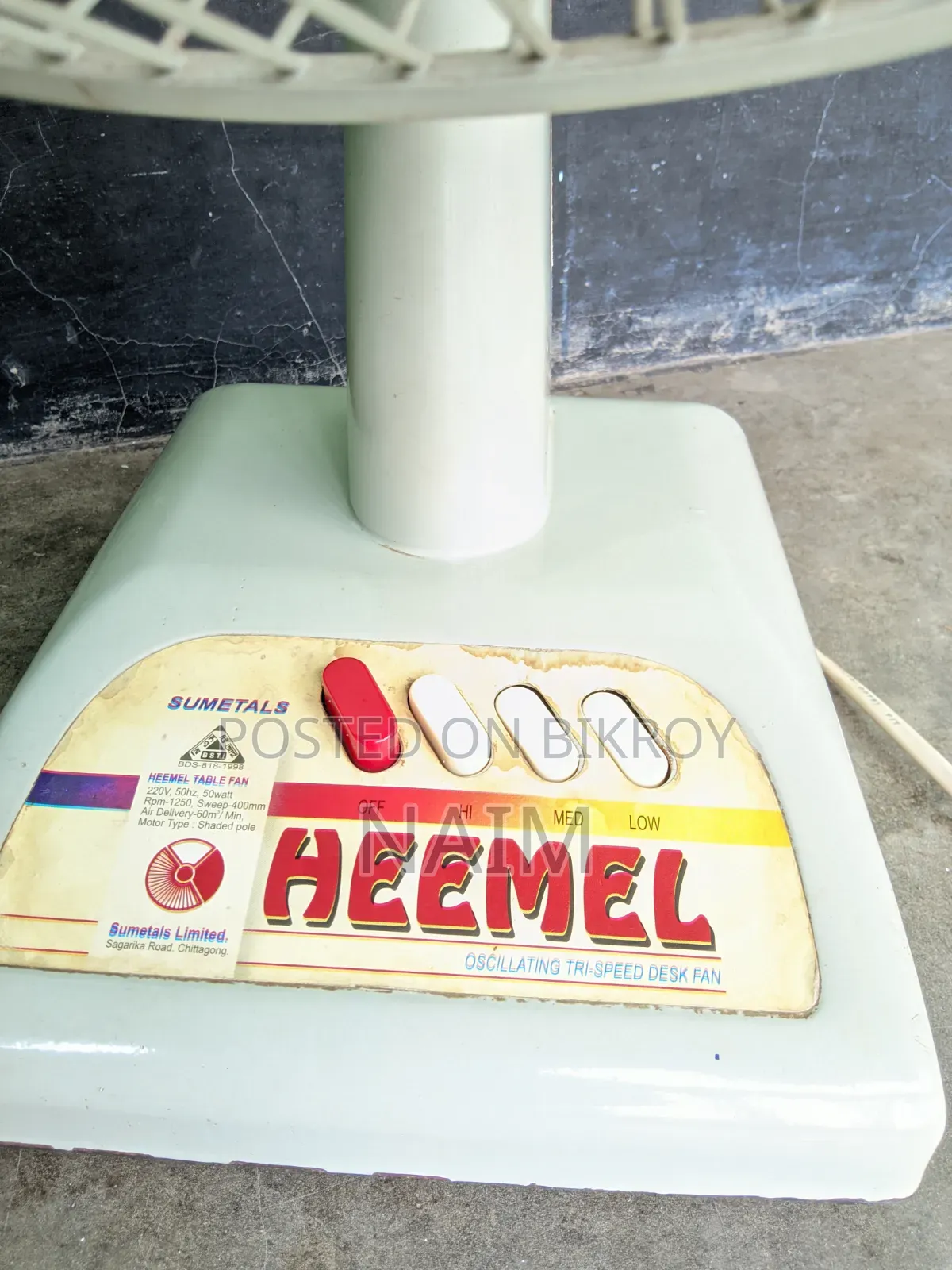 Table Fan Heemel