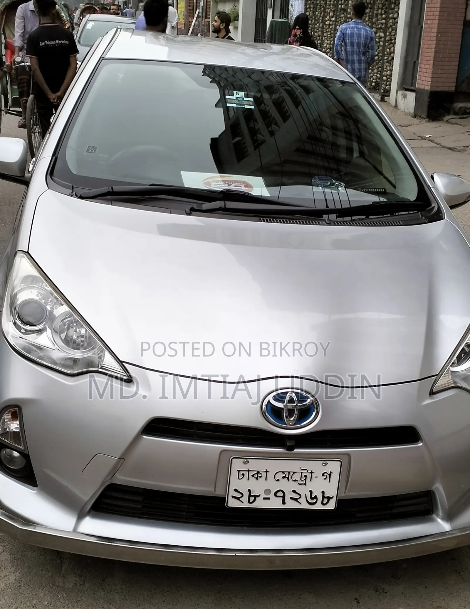 Toyota Aqua G 2014 Silver